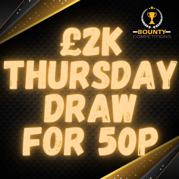 Won 🔴£2K DRAW THURSDAY FOR 50P