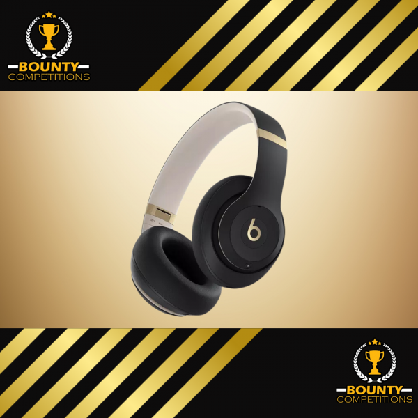 Won BEATS Studio Pro Wireless Bluetooth Noise-Cancelling Headphones – Black & Gold🎧