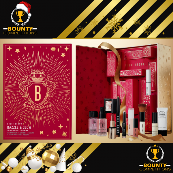 Won **2 WINNERS** Bobbi Brown Dazzle & Glow 12-Day Advent Calendar