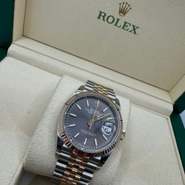 Rolex Ladies Datejust 36 Oyster, 36 mm, Oystersteel and Everose gold ⌚