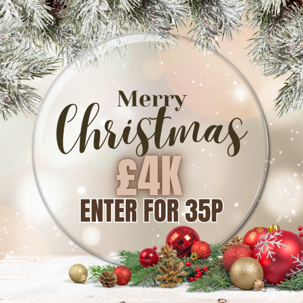 Won 🔴MERRY CHRISTMAS £4K – ENTER FOR 35P