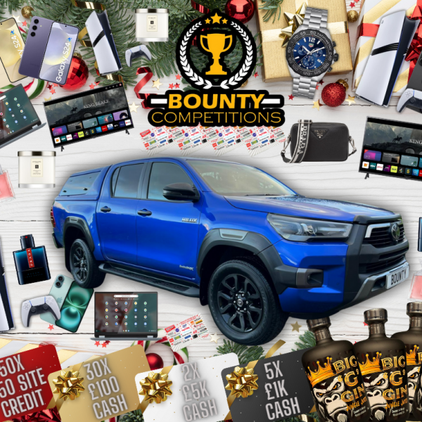 🎁HOLLY JOLLY INSTANTS - MAIN PRIZE TOYOTA HILUX - 134 INSTANT WINS🎁