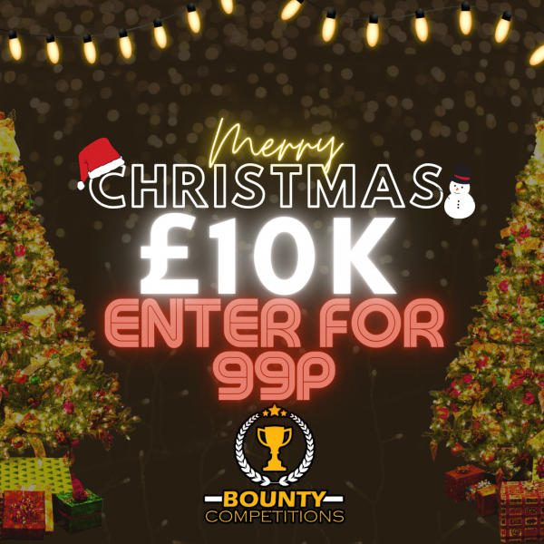 Won 🔴MERRY CHRISTMAS £10K – ENTER FOR 99P