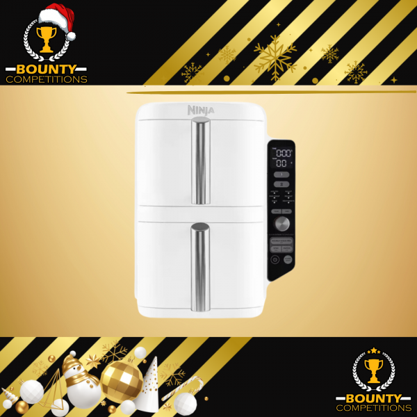 Won Ninja Double Stack XL 2 Drawer Air Fryer 9.5L | SL400UK – White **2 WINNERS**