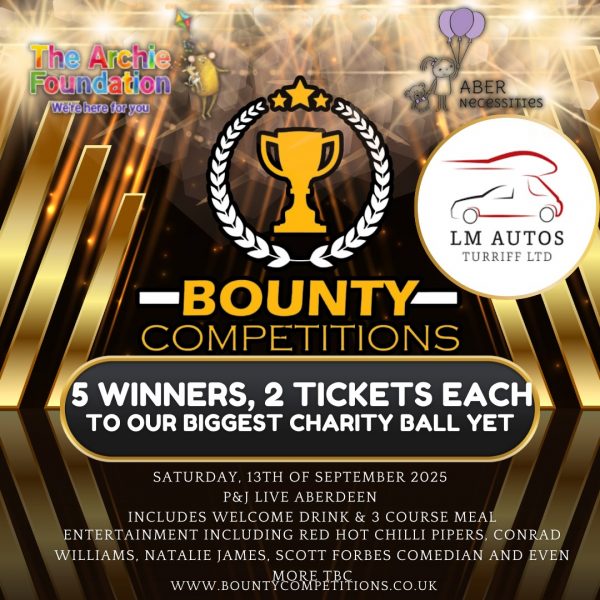 Won 🏆BOUNTY’S BIGGEST CHARITY BALL YET!, 5 WINNERS 2 PASSES EACH @P&J LIVE!, 13TH SEPTEMBER 2025🏆#4