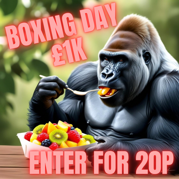 Won 🔴BOXING DAY £1K – 20P TO ENTER #2