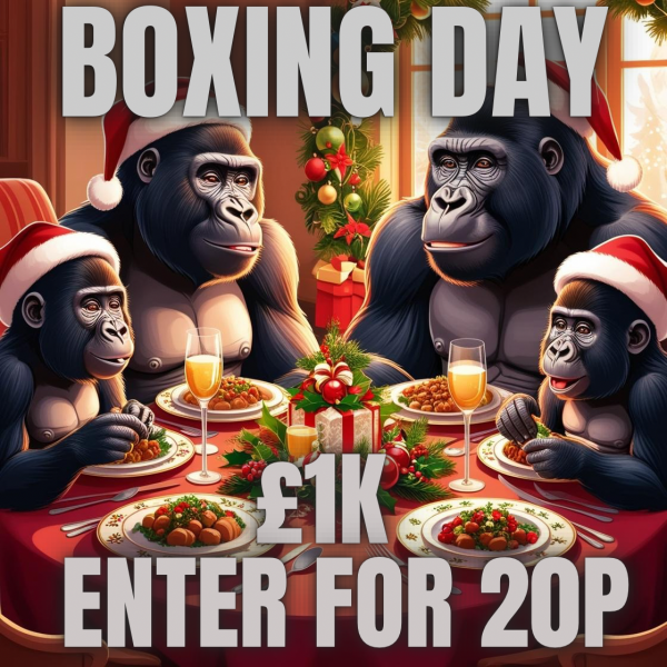 Won 🔴BOXING DAY £1K – 20P TO ENTER #3