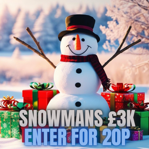 Won 🔴SNOWMAN £3K – FOR 20P