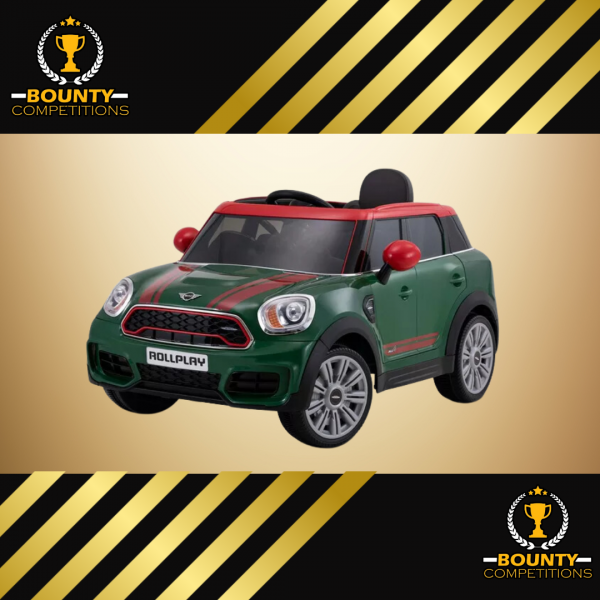 Won ROLLPLAY Mini Countryman Kids’ Electric Ride-On Car – Green🚗