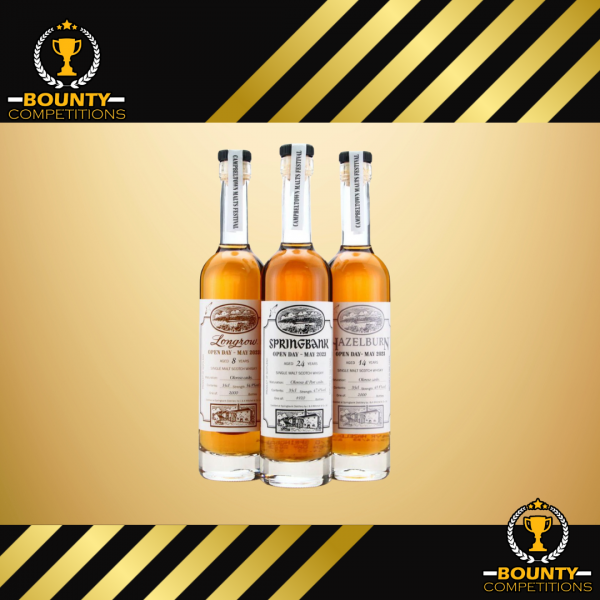 Won Springbank Open Day Releases 3 x 350ml Campbeltown Malts Festival 2023