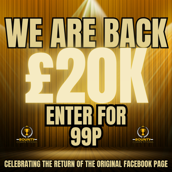 Won 🔴£20K CELEBRATION – ENTER FOR 99P  🔥