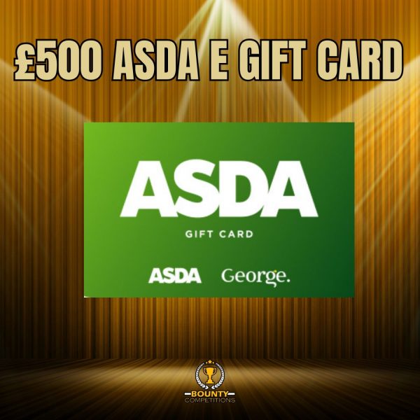 Won 🛒 £500 Asda Voucher #8 🛒