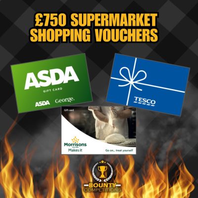 🛒 £750 Supermarket Shopping Vouchers 🛒