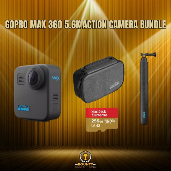 Won 📹 GOPRO MAX 360 5.6K Action Camera Bundle 📹