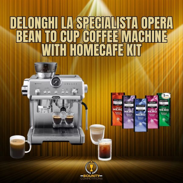 Won ☕ DELONGHI La Specialista Opera Bean to cup Coffee Machine with HomeCafe Kit ☕