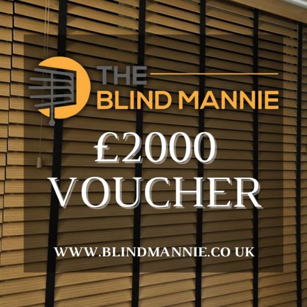 Won £2000 Blinds Voucher For The Blind Mannie 🪟