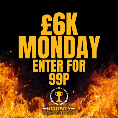 £6K MONDAY - ENTER FOR 99P 🍒