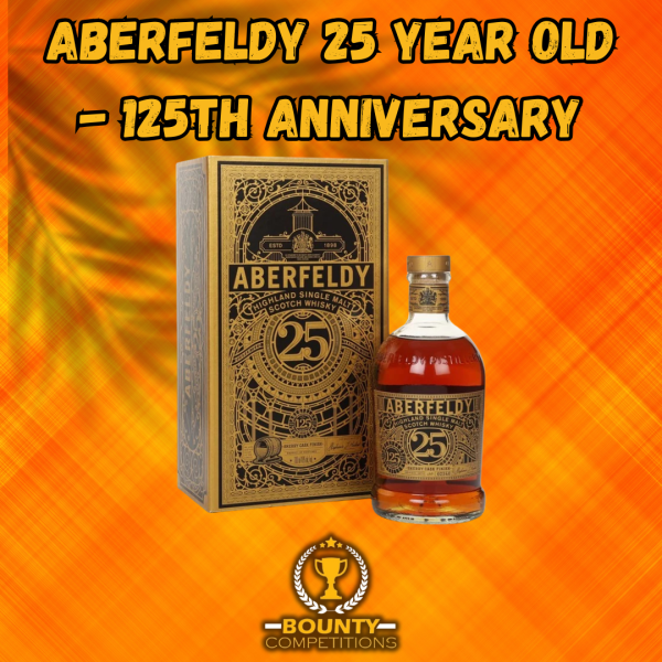Won Aberfeldy 25 Year Old – 125th Anniversary Whisky 70cl