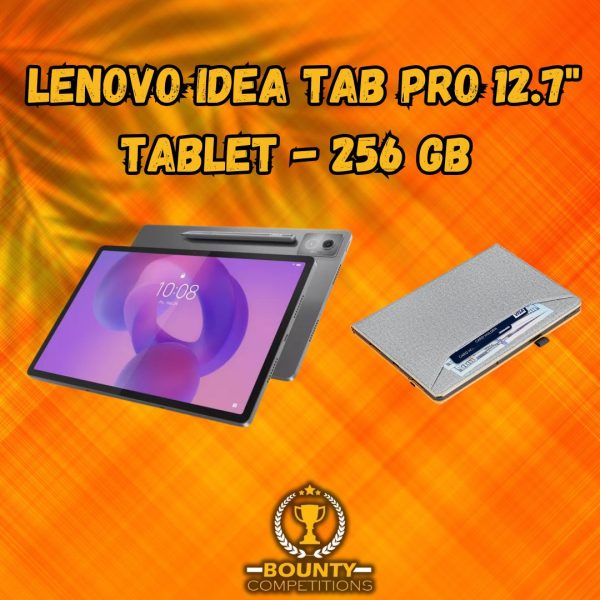 Won 💻 LENOVO Idea Tab Pro 12.7″ Tablet – 256 GB, Luna Grey 💻