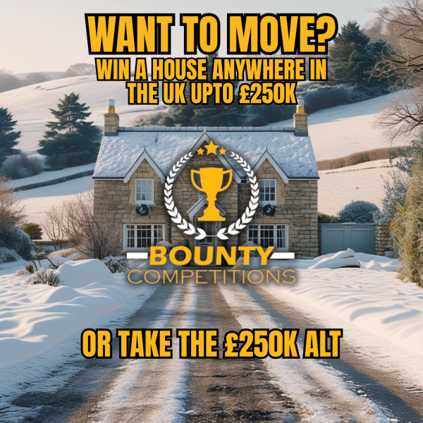 🏡WIN A £250K HOUSE OF YOUR CHOICE WITH LBTT/STAMP DUTY & FEES PAID 🏡