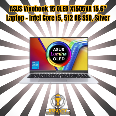 ASUS Vivobook 15.6" Laptop, 512 GB Silver💻