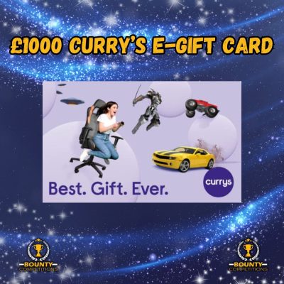 📺 £1000 Curry's E-Gift Card 📺