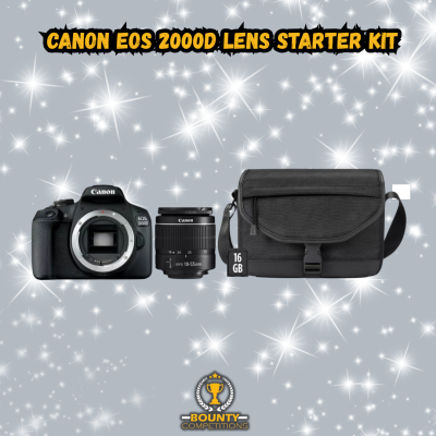 Canon EOS 2000D Lens Starter Kit📸🔦