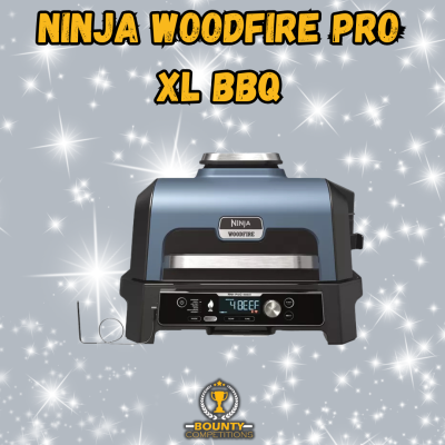 NINJA Woodfire Pro Connect XL BBQ Grill & Smoker – Black & Blue