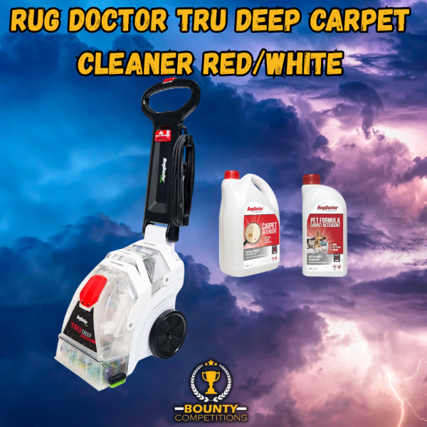 Won 🫧Rug Doctor Tru Deep Carpet Cleaner Red/White🫧