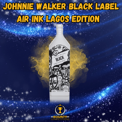 Johnnie Walker Black Label 12 Year Old - Air Ink Lagos Edition 70cl Whisky