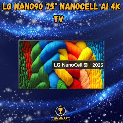 LG NANO90 75" NanoCell AI 4K HDR Smart TV 2025