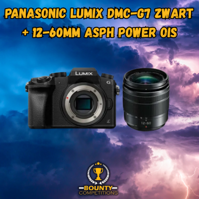 Panasonic LUMIX DMC-G7 zwart + 12-60mm ASPH Power OIS📸📸