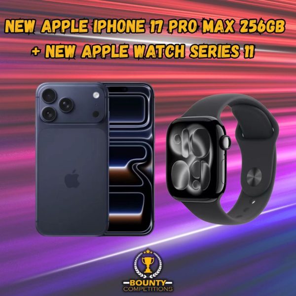 🍏 New Apple iPhone 17 Pro Max 256GB + New APPLE Watch Series 11 🍎