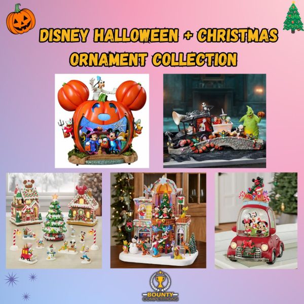 🎃 Disney Halloween + Christmas Ornament Collection 🎄