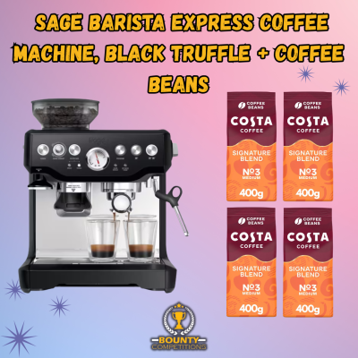 Sage Barista Express Coffee Machine, Black Truffle☕🫘