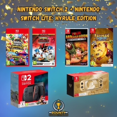 Nintendo Switch 2 + Nintendo Switch Lite: Hyrule Edition🤓🤓🤓