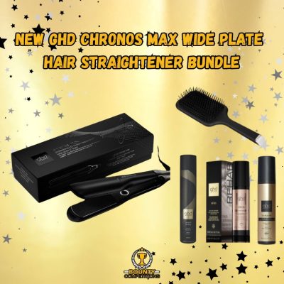 🪮 NEW GHD Chronos Max Wide Plate Hair Straightener Bundle  🪮