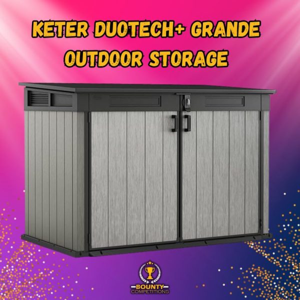 🏡 Keter Duotech+ Grande Outdoor Storage 🏡