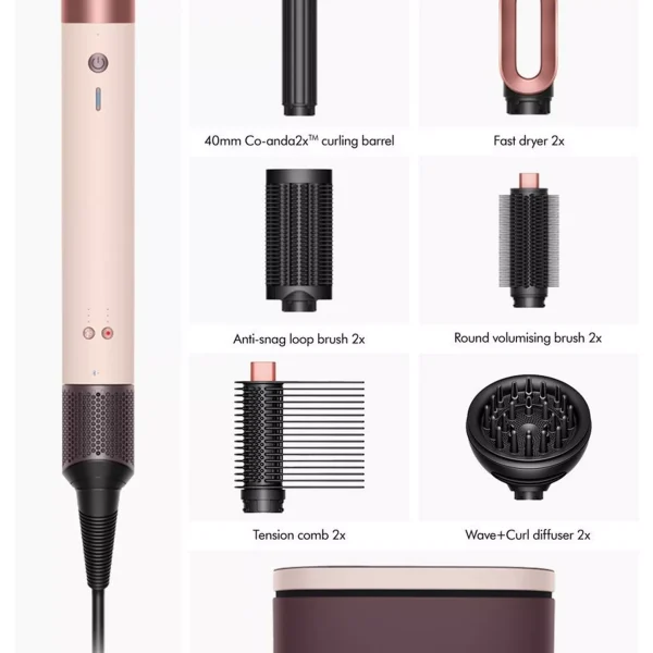 🪮 NEW Dyson Airwrap Co-anda2x Multi-Styler and Dryer with Diffuser (Pink Rose Gold) 🪮