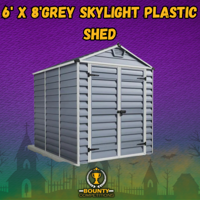 6' x 8' Grey Skylight Plastic