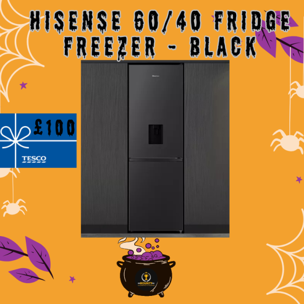 ❄️HISENSE RB390N4WBE 60/40 Fridge Freezer - Black❄️
