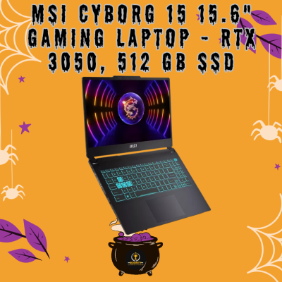 MSI Cyborg 15 15.6" Gaming Laptop - Intel® Core™ i5, RTX 3050, 512 GB SSD