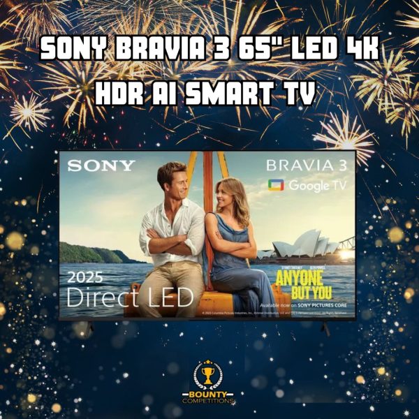 Won ๐๏ธ SONY BRAVIA 3 65″ LED 4K HDR AI Smart TV ๐๏ธ