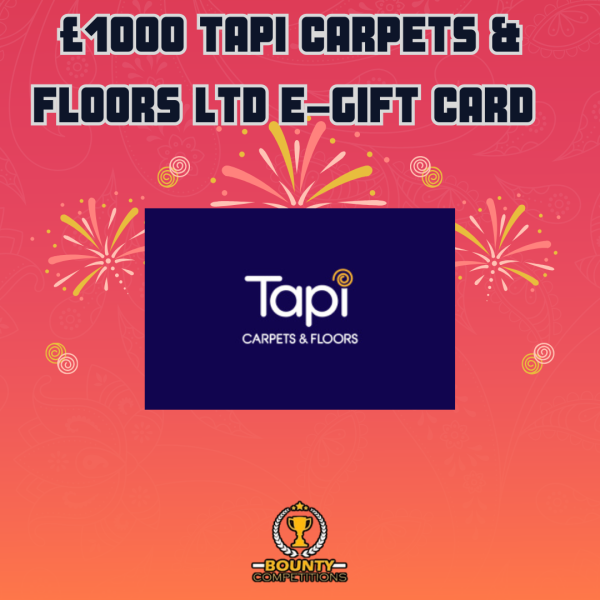 Won ยฃ1000 Tapi Carpets & Floors LTD E-Gift Card #3
