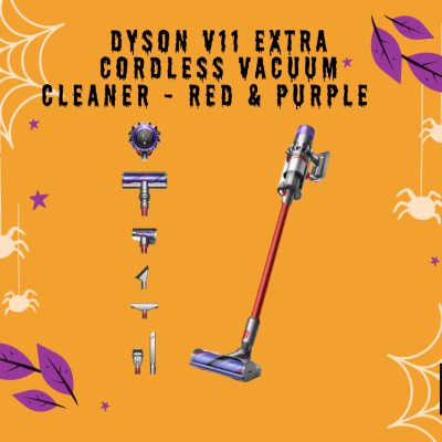 DYSON V11 Extra Cordless Vacuum Cleaner - Red & Purple🪥