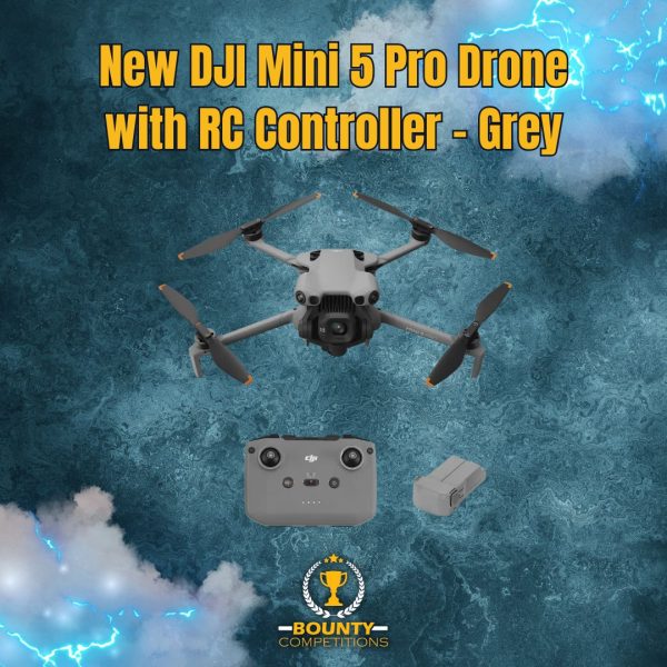 New DJI Mini 5 Pro Drone with RC Controller - Grey🛸🪽