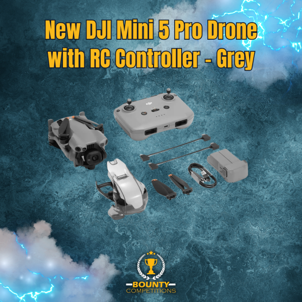 New DJI Mini 5 Pro Drone with RC Controller - Grey🛸🪽
