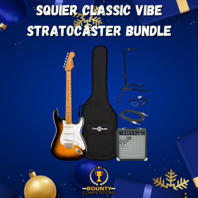 🎸Squier Classic Vibe Stratocaster Bundle🎸