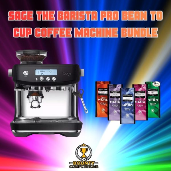 Won ☕ SAGE the Barista Pro Bean to Cup Coffee Machine Bundle ☕