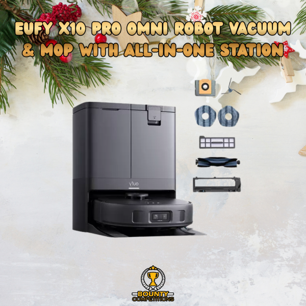 Won EUFY X10 Pro Omni Robot Vacuum & Mop with All-in-One Station🤖🧹